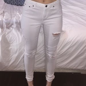 Faded glory white jeans